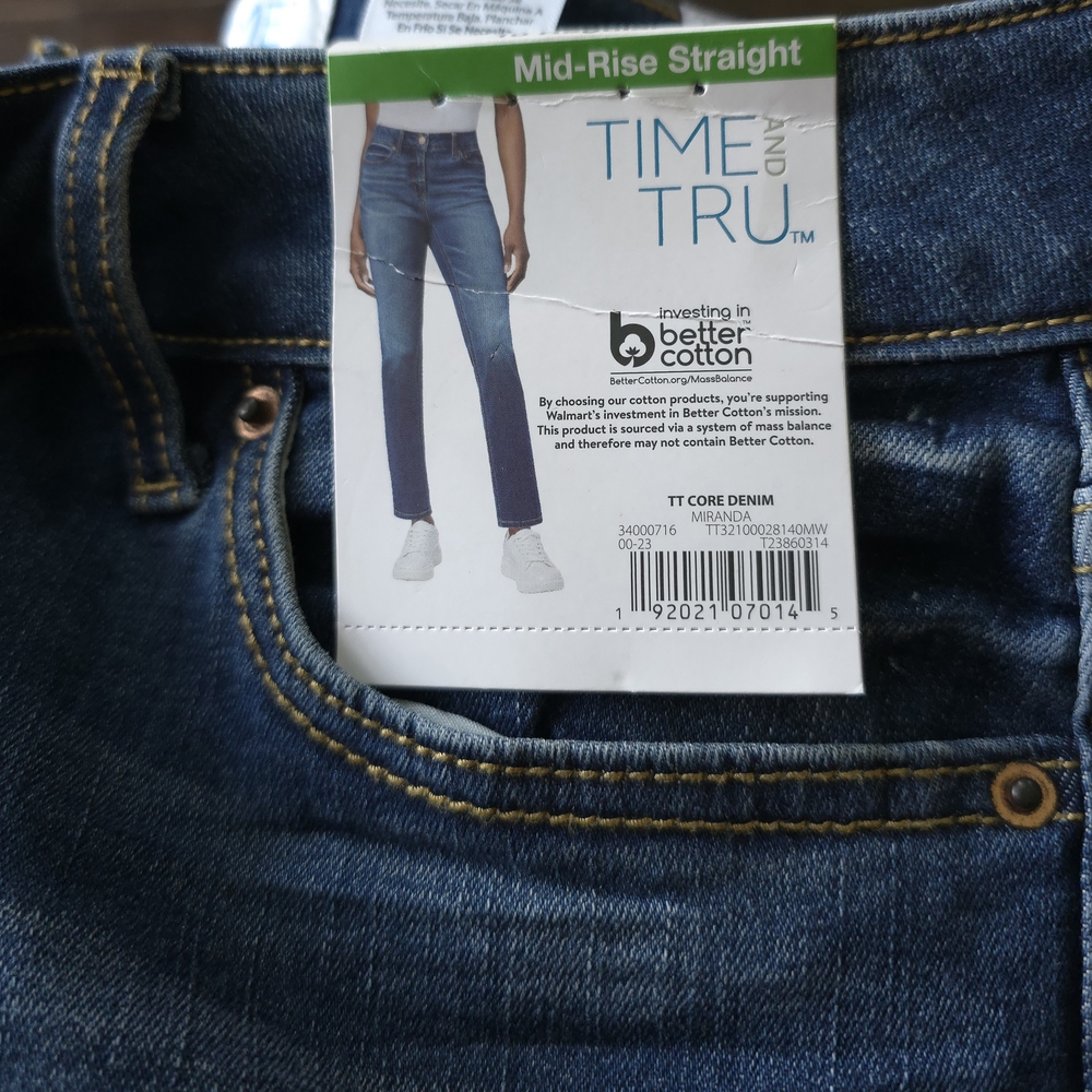 Time and Tru Dark Blue Denim Jeans